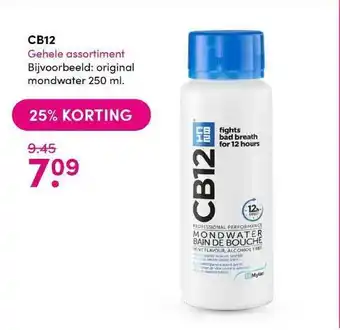 DA CB12 Mondwater 25% Korting aanbieding