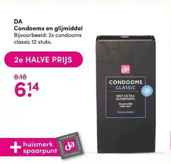 DA DA Condooms En Glijmiddel aanbieding