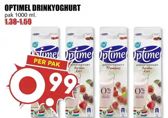 MCD Supermarkt Optimel Drinkyoghurt aanbieding