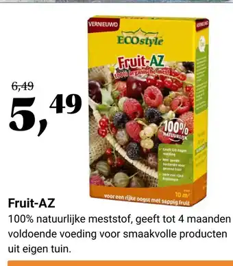 Tuincentrum Osdorp Ecostyle fruit-AZ aanbieding