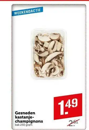 CoopCompact Gesneden Kastanjechampignons aanbieding