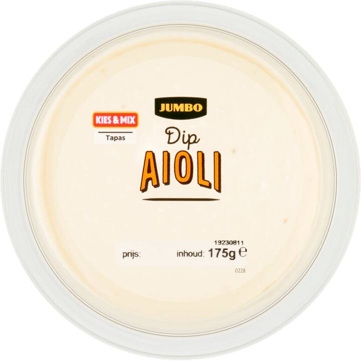 Jumbo aioli 175g aanbieding bij Jumbo