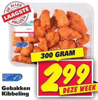 Nettorama Gebakken Kibbeling 300 gram aanbieding