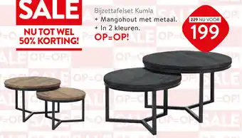 Profijt Meubel Bijzettafel Kumla aanbieding