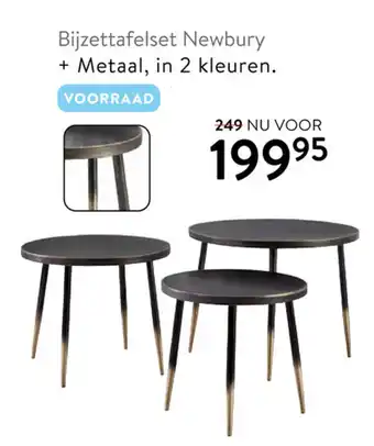 Profijt Meubel Bijzettafelset Newbury aanbieding