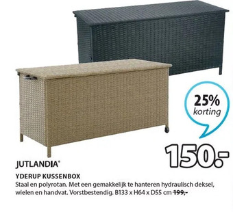 Jysk Yderup kussenbox aanbieding