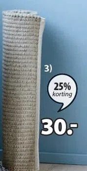 Jysk Flatsiv vloerkleed aanbieding
