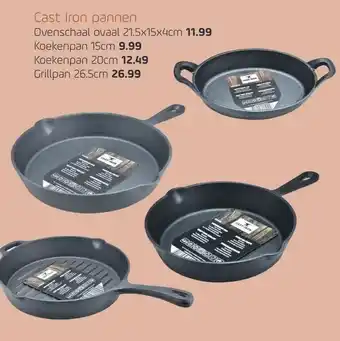 Coppelmans Cast iron pannen aanbieding