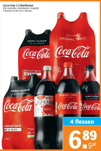 Albert Heijn Coca-Cola 4*1.5L aanbieding