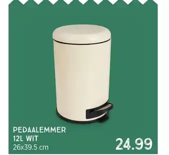 Xenos Pedaalemmer Wit 12L aanbieding