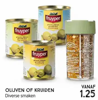 Xenos Fruyper Olijven of Kruiden aanbieding