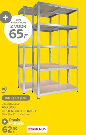 Praxis Avasco Opbergrek Jumbo aanbieding