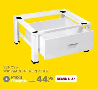 Praxis Sencys Wasmachineverhoger aanbieding