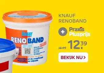 Praxis Knauf Renoband aanbieding