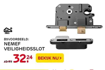 Praxis SKG Nemef veiligheidsslot aanbieding