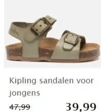 Ziengs Kipling sandalen voor jongens aanbieding