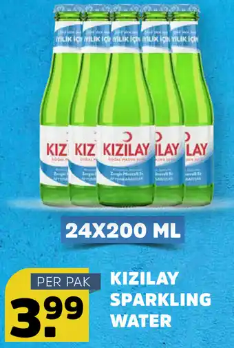 Sahan Supermarkten Kizilay sparkling water 24x200 ml aanbieding