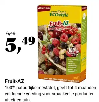 Tuincentrum Osdorp Fruit-az aanbieding