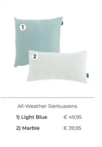 Hartman All-weather sierkussens aanbieding