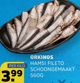 Sahan Supermarkten Orkinos hamsi fileto schoongemaakt 560g aanbieding