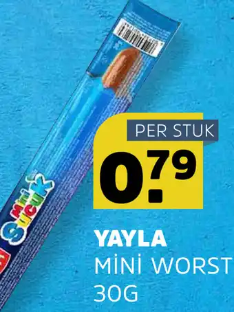 Sahan Supermarkten Yayla Mini worst 30g aanbieding