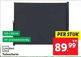 Lidl Livarno Home tuinscherm 350x200CM aanbieding