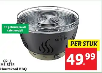 Lidl Grillmeister houtskool BBQ aanbieding