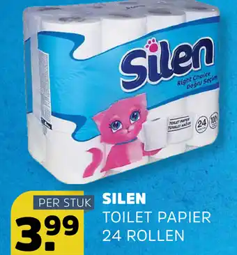 Sahan Supermarkten Silen toilet papier 24 rollen aanbieding