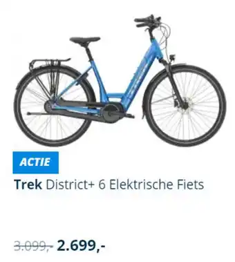 Mantel Trek District+ 6 elektrische Fiets aanbieding