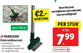 Lidl Parkside onkruidborstel aanbieding