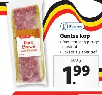 Lidl Gentse kop 200G aanbieding