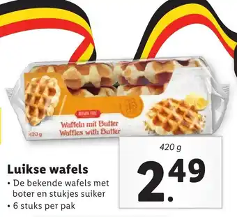 Lidl Luikse wafels 420G aanbieding