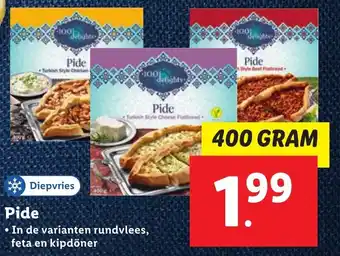 Lidl 1001 Delights pide 400 gram aanbieding