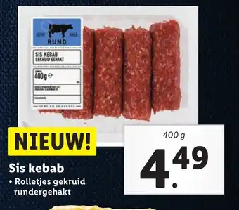 Lidl Sis kebab 400G aanbieding