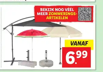 Lidl Zonwerings- Artikelen aanbieding