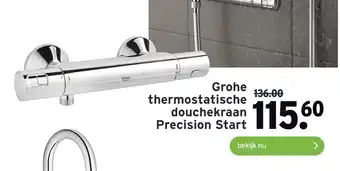 GAMMA 38 GROHE Grohe thermostatische douchekraan Precision Start aanbieding