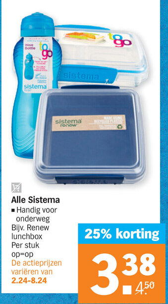 Albert Heijn Sistema assortiment aanbieding