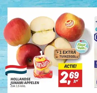 Dekamarkt Hollandse Junami Appelen zak 1.5 kilo aanbieding