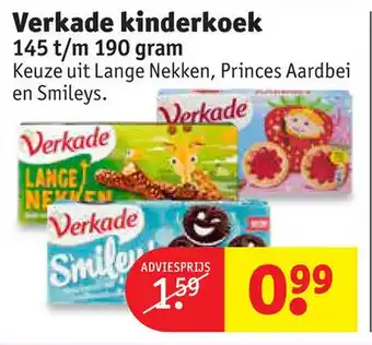 Kruidvat Verkade kinderkoek aanbieding