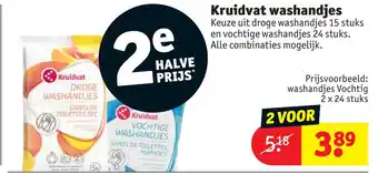 Kruidvat Kruidvat washandjes aanbieding