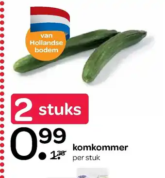 Spar Komkommer aanbieding