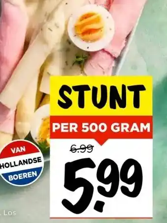 Vomar Voordeelmarkt Hollandse witte asperges aanbieding