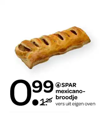 Spar Mexicano broodje aanbieding