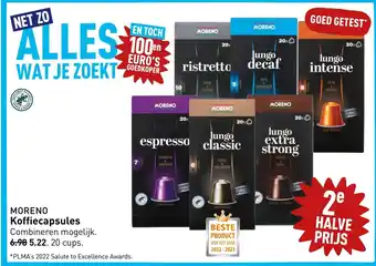 ALDI Moreno koffiecapsules aanbieding