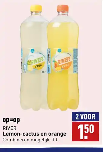 ALDI River lemon-cactus 1L aanbieding