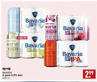 ALDI Bavaria 6-pack 0.0% bier 6x33CL aanbieding