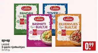 ALDI Lassie rijstbuiltjes 2x1245G aanbieding