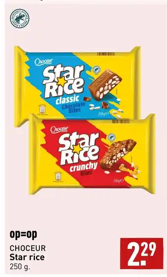 ALDI Choceur star rice 250G aanbieding