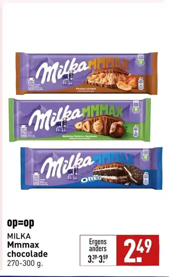 ALDI Milka Mmmax chocolade aanbieding