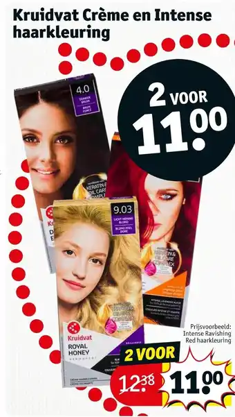 Kruidvat Intense ravishing red haarkleuring aanbieding